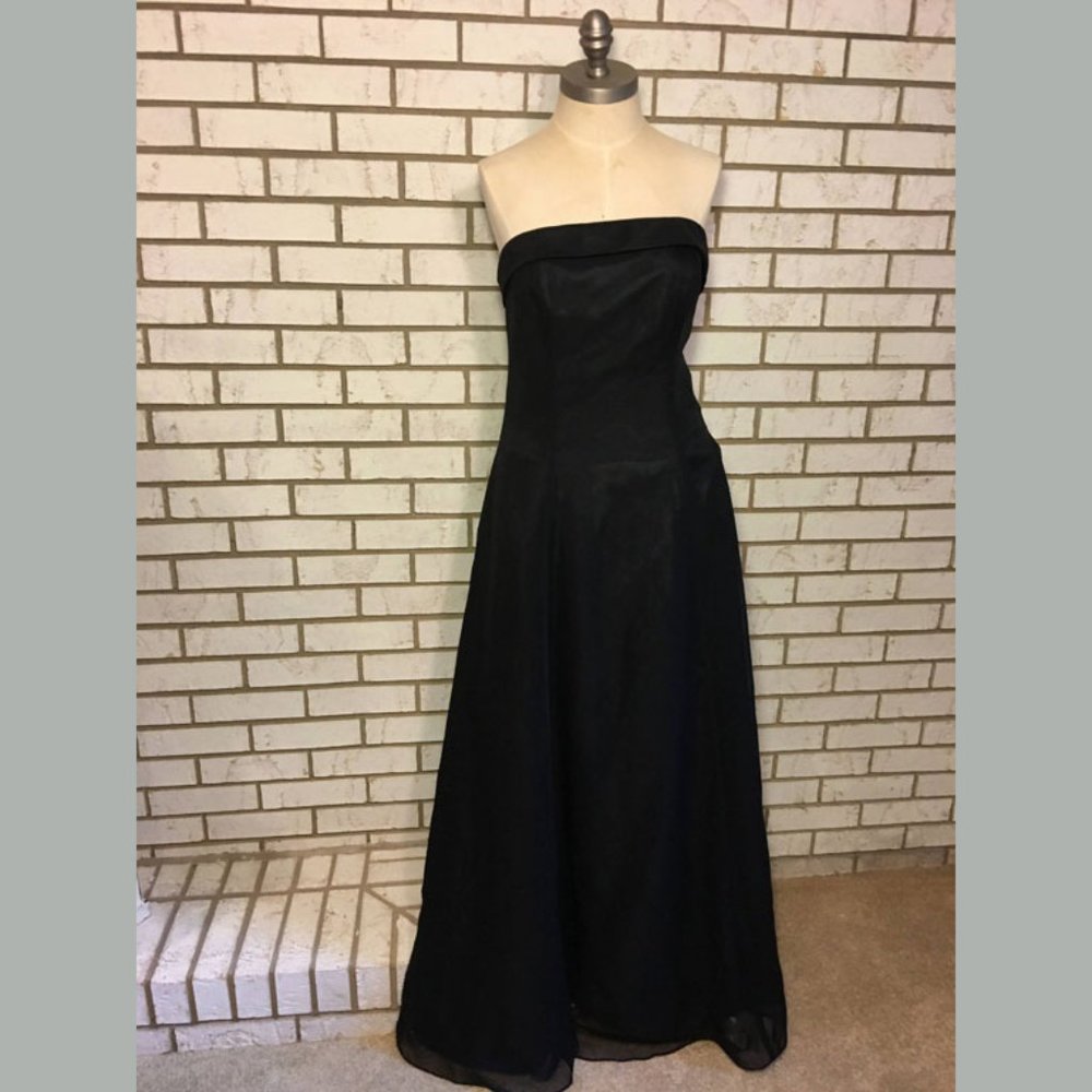 Impression | Black strapless gown  Size 12